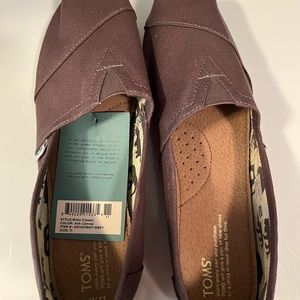 Toms Alpargata women’s slip on shoe in ash canvas